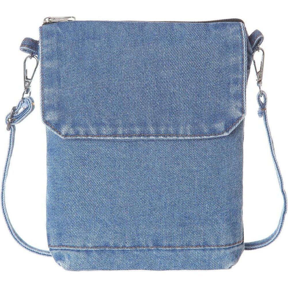 Small Denim Purse Blue Jean Crossbody Bag for Women Compact and Stylish